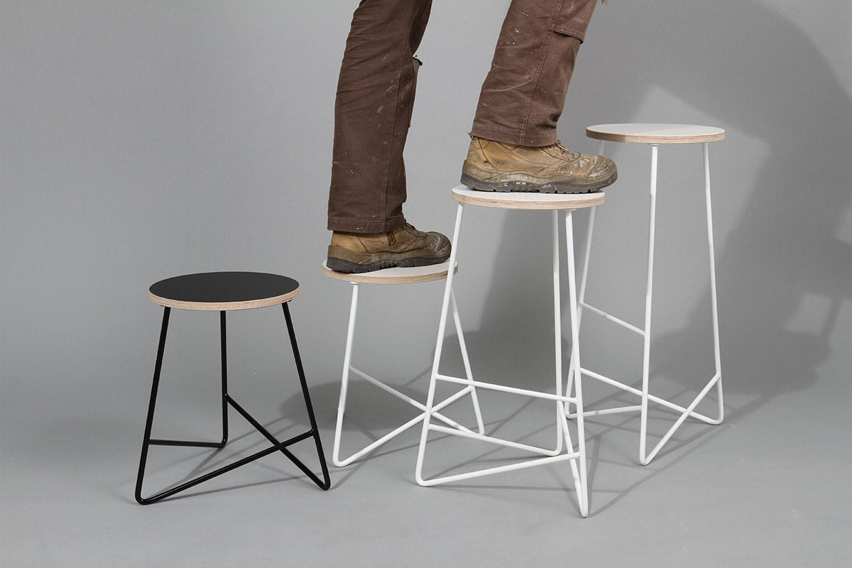 Jem walking on Luncheon Stools