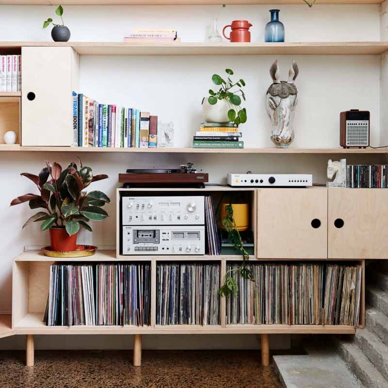 As featured on The Design Files, Lauren and Hannah's apartment